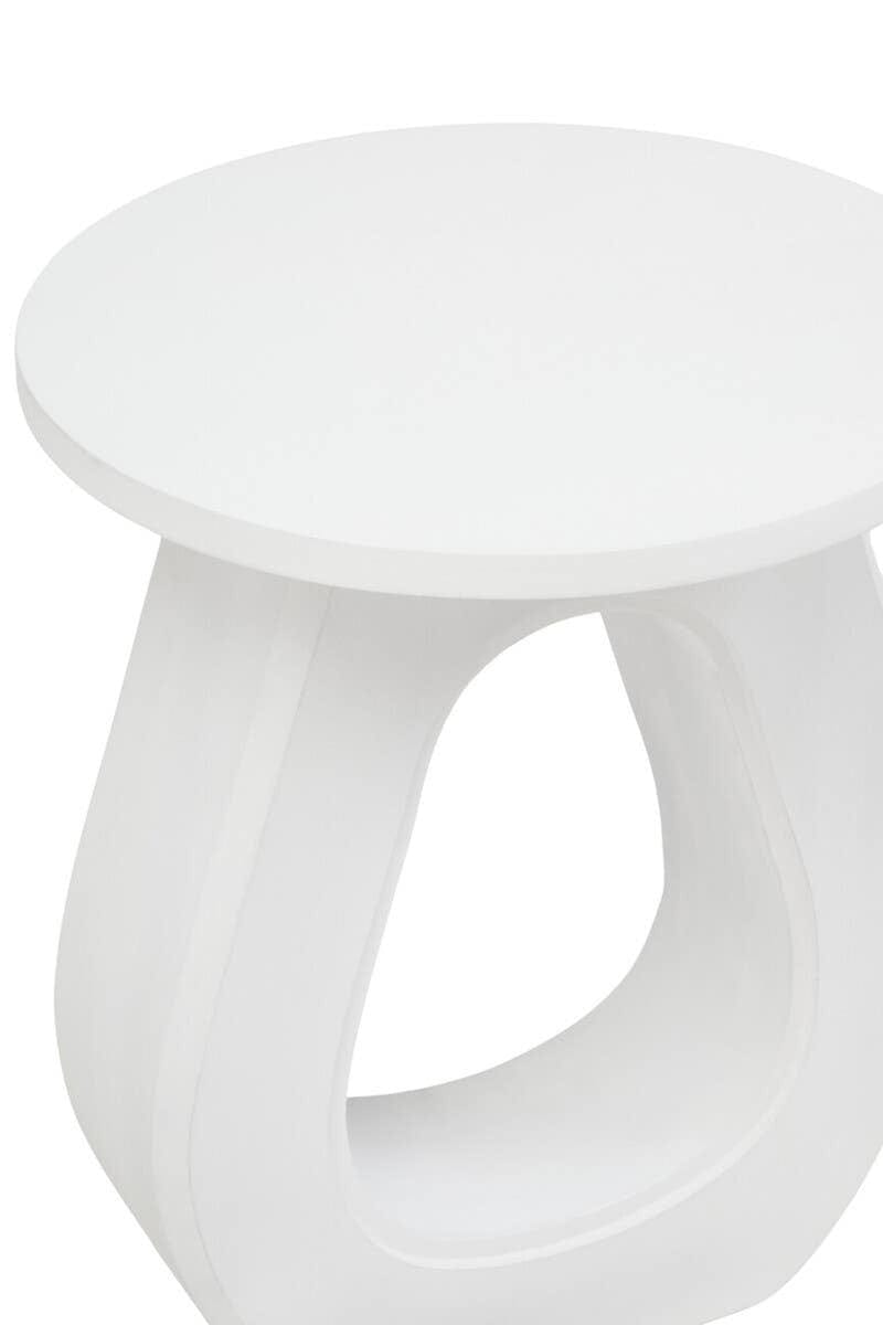 Hamilton Interiors Living Walsa Whitewash Mango Wood Accent Table House of Isabella UK