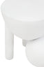 Hamilton Interiors Living Walsa Whitewash Mango Wood Ball Detail Side Table House of Isabella UK