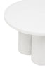 Hamilton Interiors Living Walsa Whitewash Mango Wood Column Detail Coffee Table House of Isabella UK