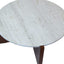 Hamilton Interiors Living Winton Travertine Top Coffee Table With Acacia Wood Frame House of Isabella UK