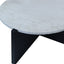 Hamilton Interiors Living Winton Travertine Top Coffee Table With Black Acacia Wood Frame House of Isabella UK