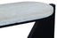 Hamilton Interiors Living Winton Travertine Top Console Table With Black Acacia Wood Frame House of Isabella UK