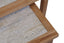 Hamilton Interiors Living Womad Large Set Of 2 Wooden Side Tables With Travertine Tops House of Isabella UK