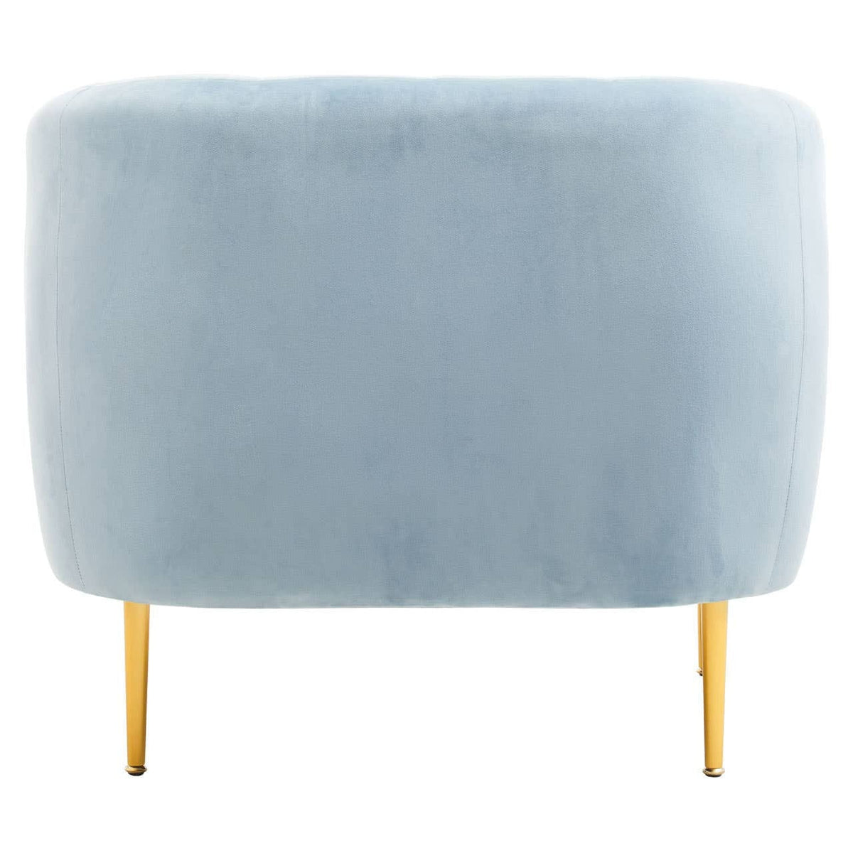 Hamilton Interiors Living Yasmeen Blue Velvet Armchair House of Isabella UK