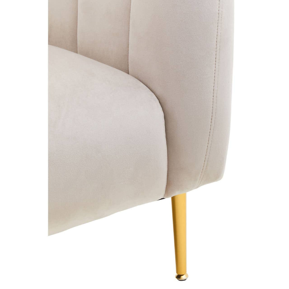 Hamilton Interiors Living Yasmeen Silver Grey Velvet Armchair House of Isabella UK