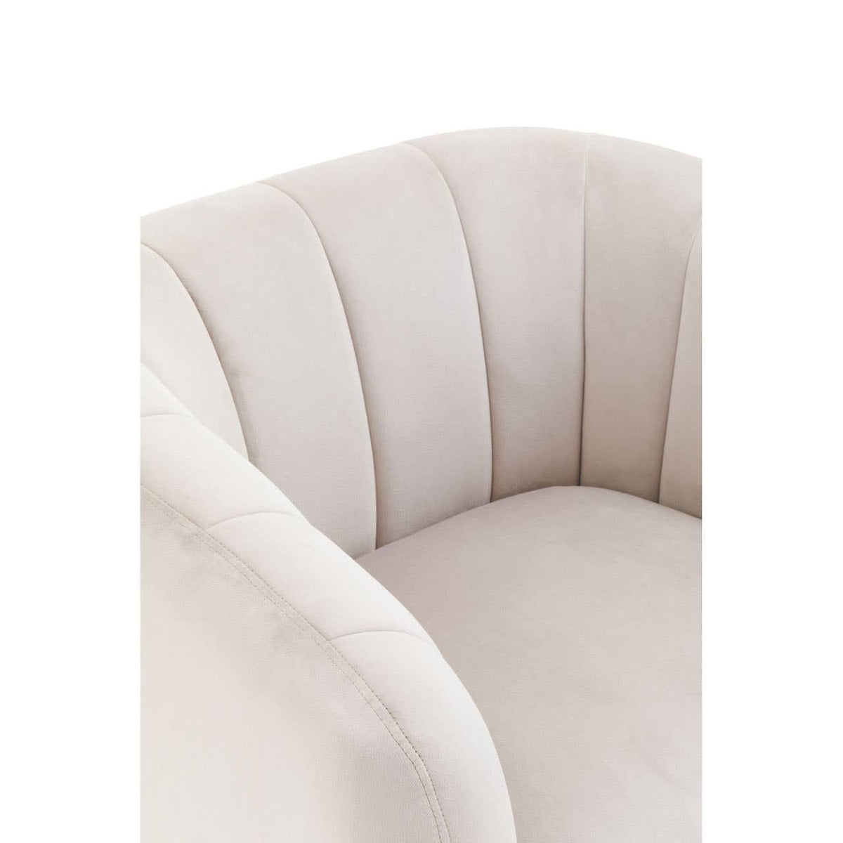 Hamilton Interiors Living Yasmeen Silver Grey Velvet Armchair House of Isabella UK