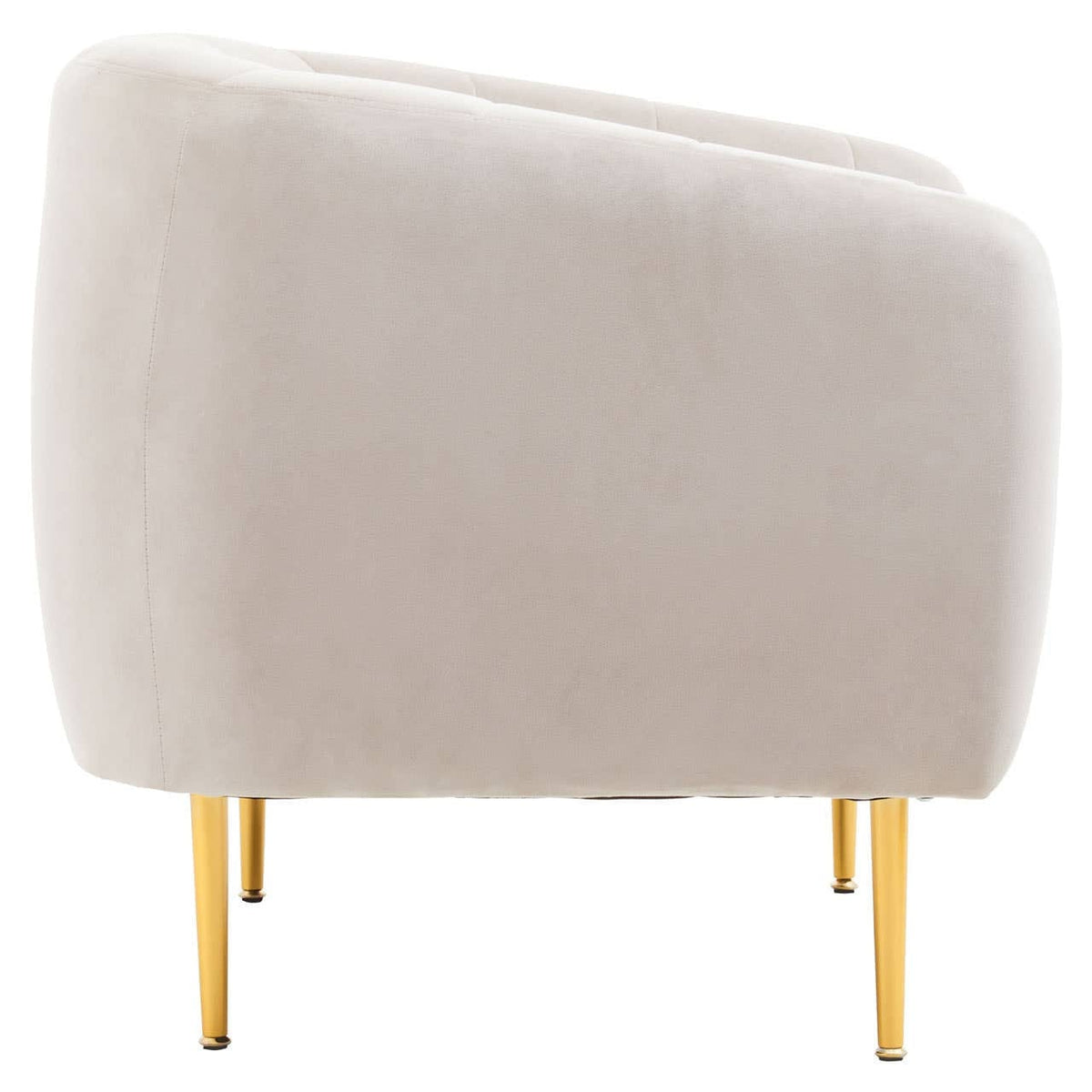 Hamilton Interiors Living Yasmeen Silver Grey Velvet Armchair House of Isabella UK