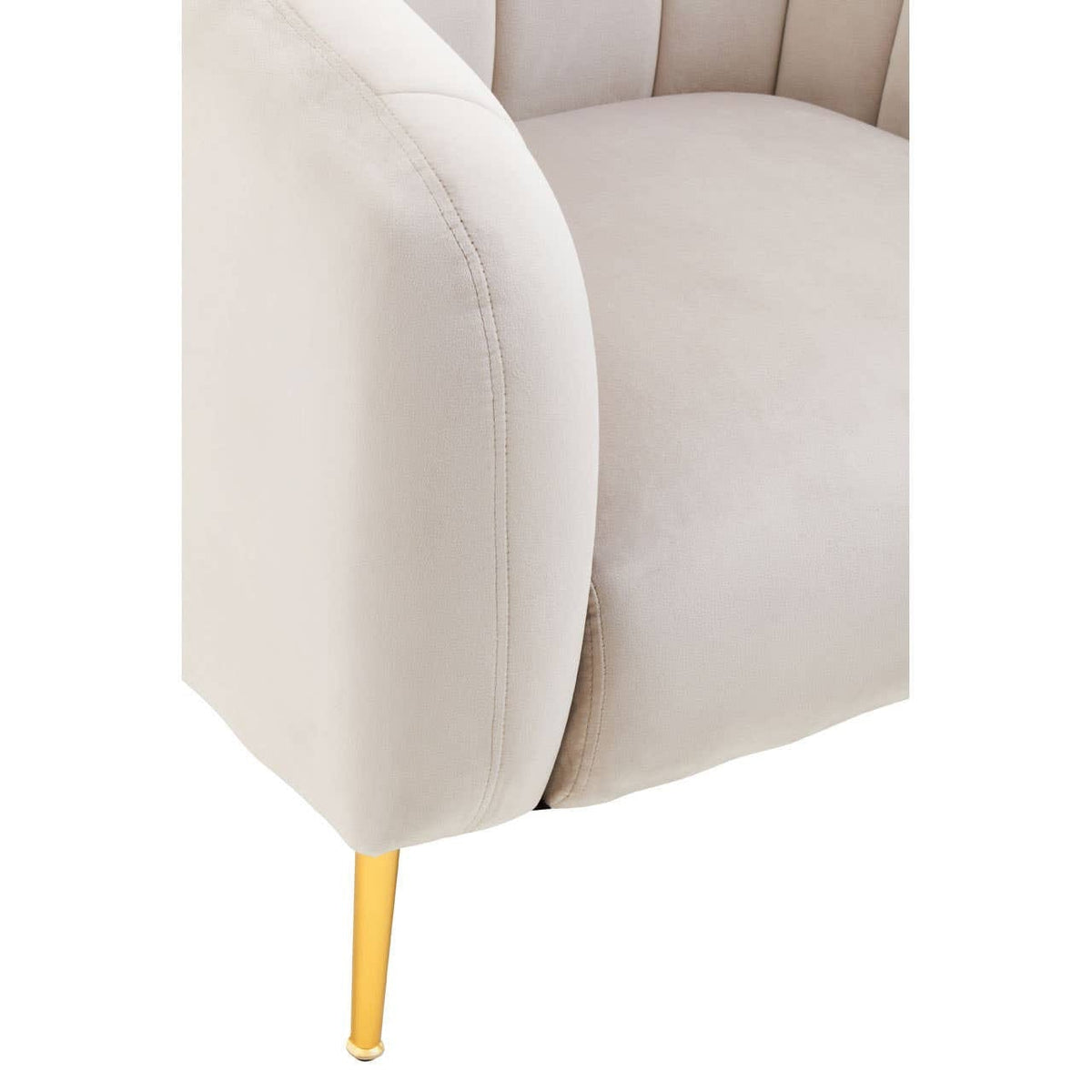 Hamilton Interiors Living Yasmeen Silver Grey Velvet Armchair House of Isabella UK