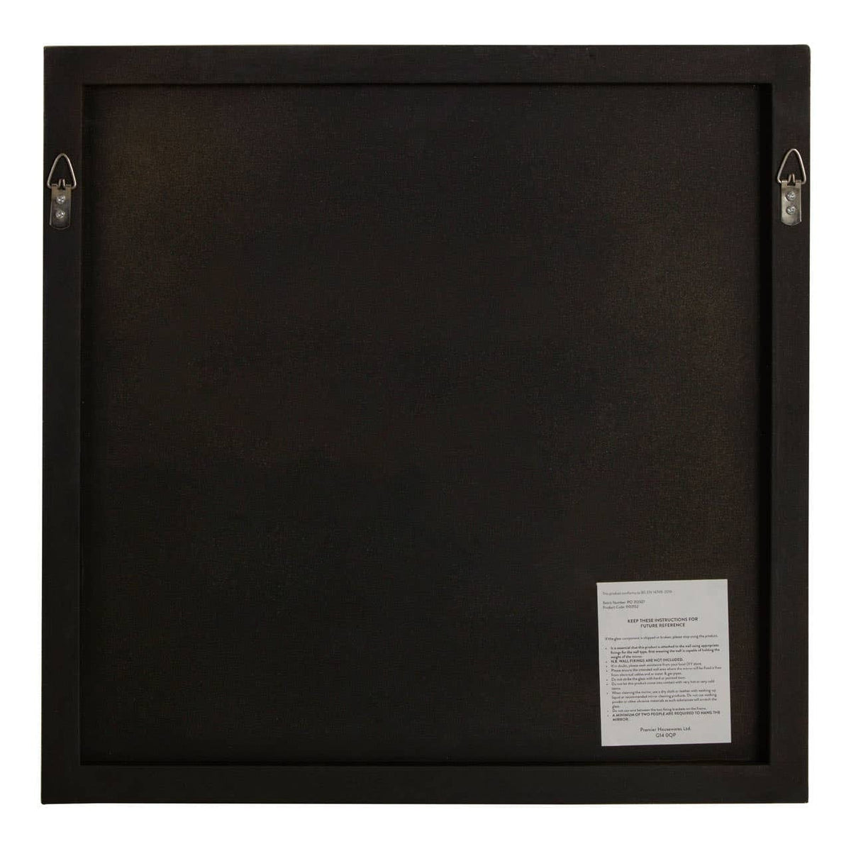 Hamilton Interiors Mirrors Ando Medium Square Gold Finish Wall Mirror House of Isabella UK
