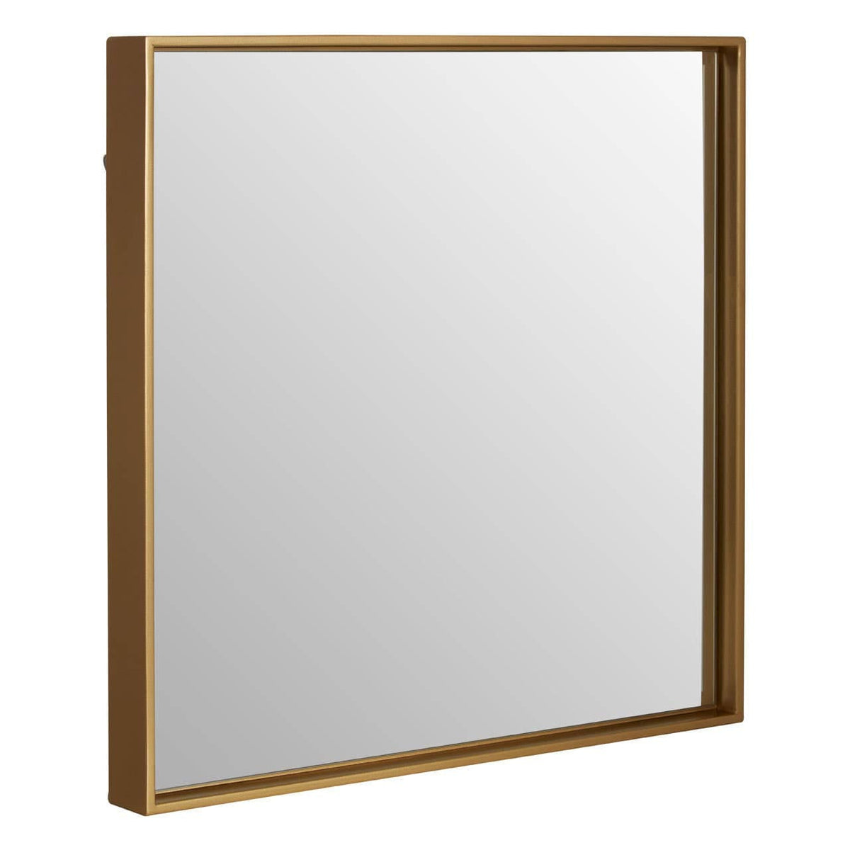Hamilton Interiors Mirrors Ando Medium Square Gold Finish Wall Mirror House of Isabella UK