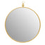 Hamilton Interiors Mirrors Avento Gold Mirror With Circular Hook House of Isabella UK