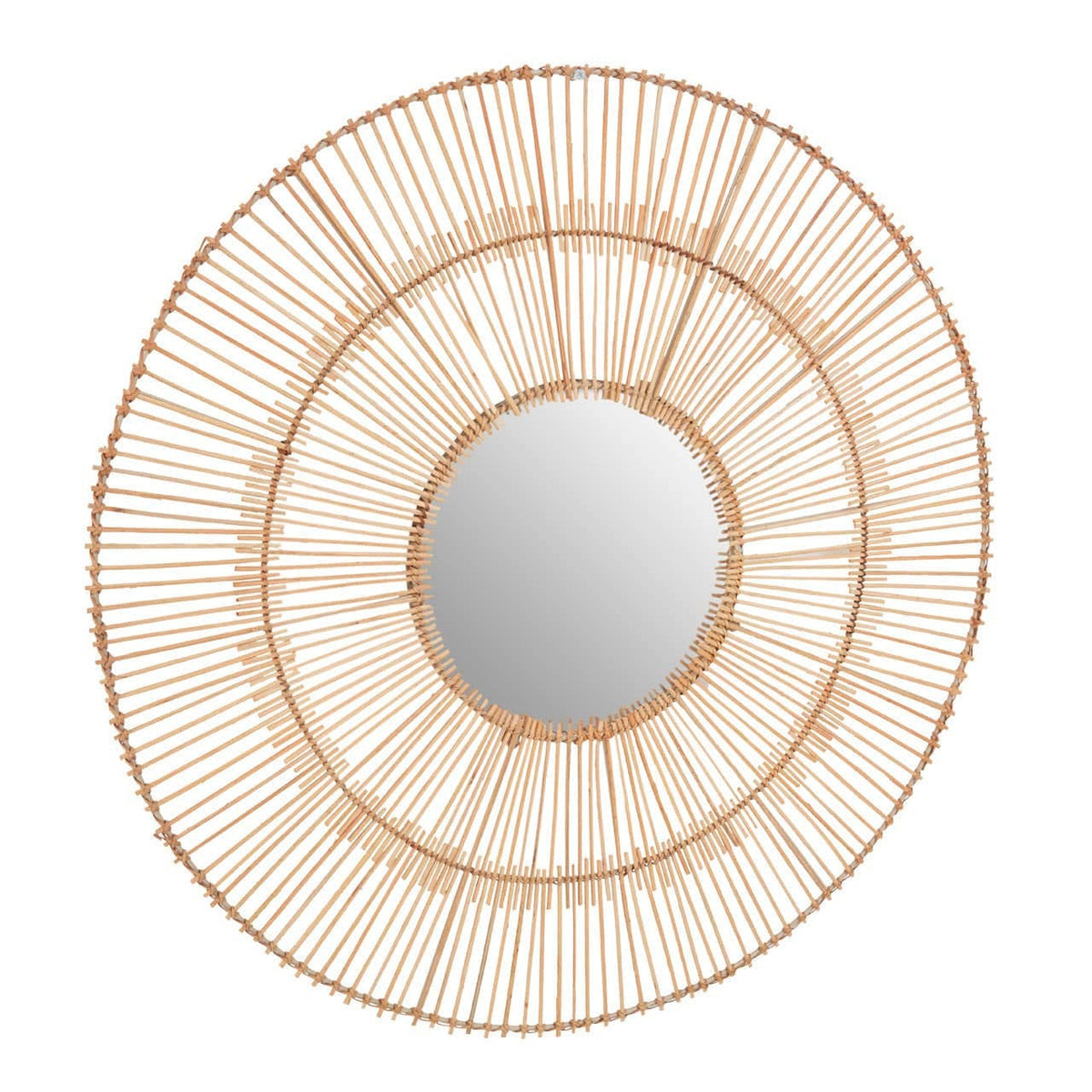 Hamilton Interiors Mirrors Batu Natural Rattan Wall Mirror. House of Isabella UK