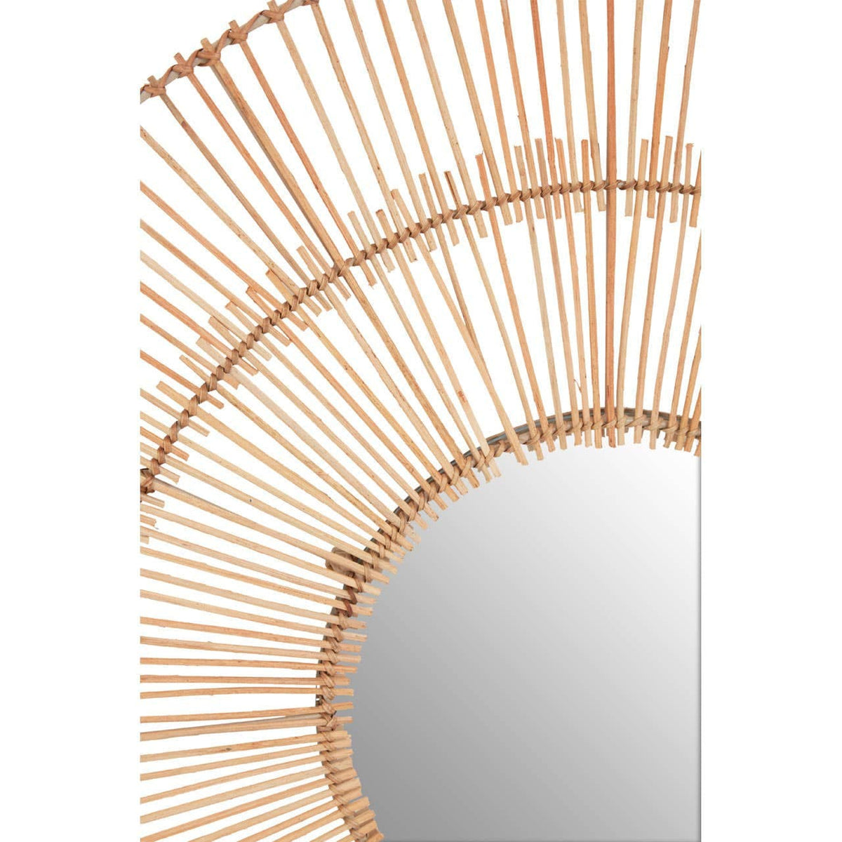 Hamilton Interiors Mirrors Batu Natural Rattan Wall Mirror. House of Isabella UK