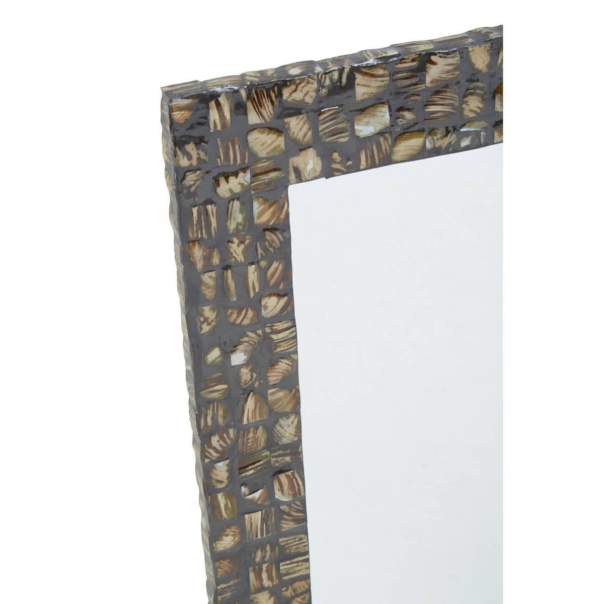 Hamilton Interiors Mirrors Branna Mother Of Pearl Rectangular Wall Mirror House of Isabella UK