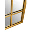 Hamilton Interiors Mirrors Charlene Brushed Gold Rectangular Wall Mirror House of Isabella UK