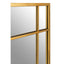 Hamilton Interiors Mirrors Charlene Brushed Gold Rectangular Wall Mirror House of Isabella UK
