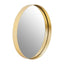 Hamilton Interiors Mirrors Cindy Small Gold Finish Wall Mirror House of Isabella UK