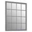 Hamilton Interiors Mirrors Hawthorne Antique Grey Finish Wooden Grid Wall Mirror House of Isabella UK