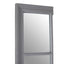 Hamilton Interiors Mirrors Hawthorne Antique Grey Finish Wooden Grid Wall Mirror House of Isabella UK
