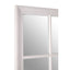 Hamilton Interiors Mirrors Hawthorne Antique White Finish Wooden Grid Wall Mirror House of Isabella UK