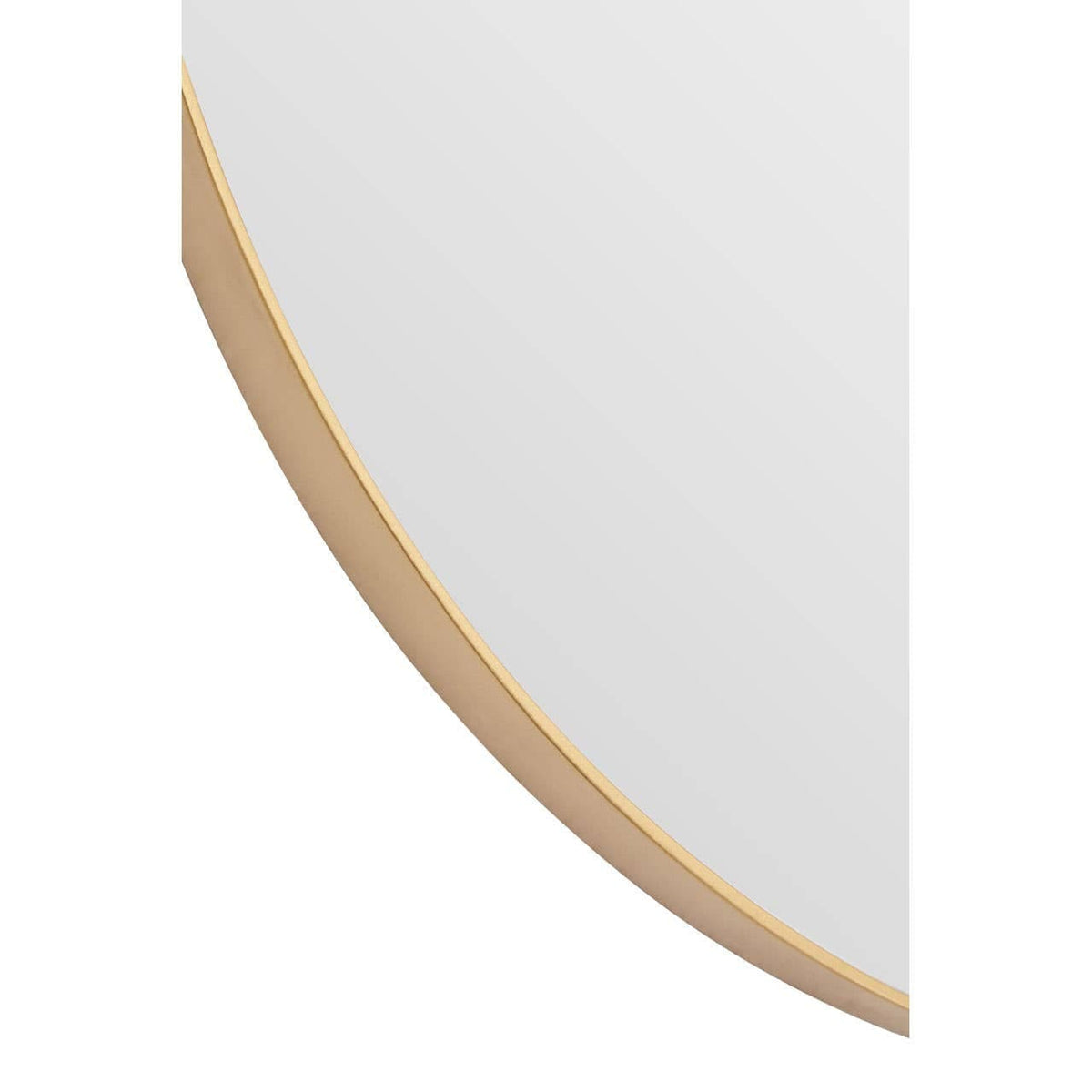 Hamilton Interiors Mirrors Helen Medium Gold Finish Oval Wall Mirror House of Isabella UK