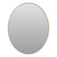 Hamilton Interiors Mirrors Helen Medium Gold Finish Oval Wall Mirror House of Isabella UK