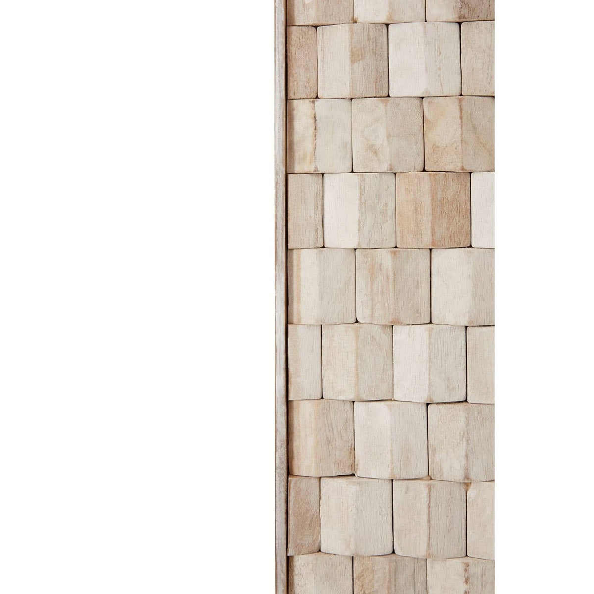 Hamilton Interiors Mirrors Hestina Rectangular White Wash Mosaic Wall Mirror House of Isabella UK