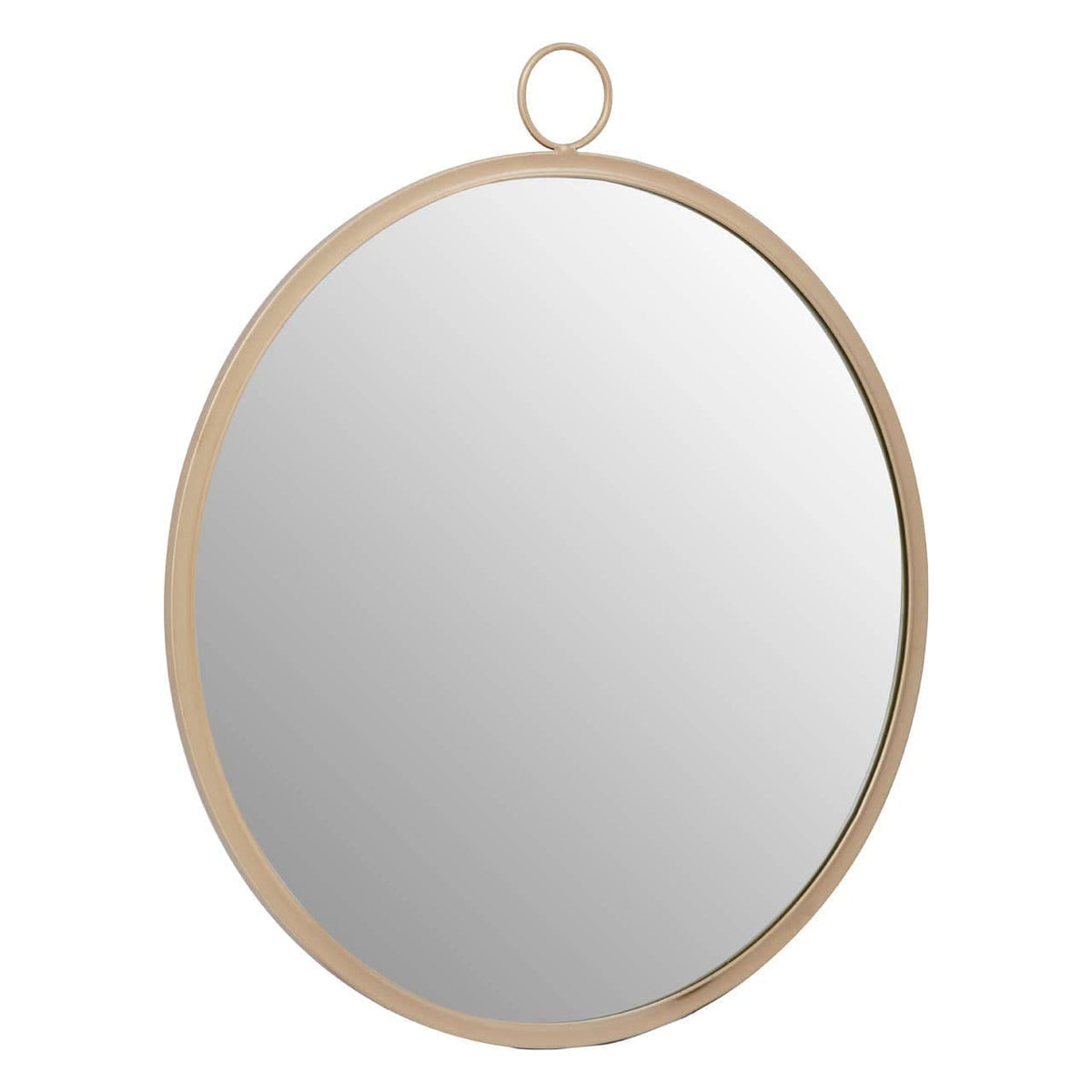 Hamilton Interiors Mirrors Karval Round Wall Mirror With Gold Finish Frame House of Isabella UK