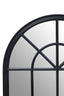 Hamilton Interiors Mirrors Lovida Black Arched Wooden Frame Wall Mirror House of Isabella UK