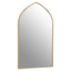 Hamilton Interiors Mirrors Matera Gold Arched Wall Mirror House of Isabella UK