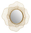 Hamilton Interiors Mirrors Matera Gold Flower Wall Mirror House of Isabella UK