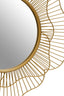 Hamilton Interiors Mirrors Matera Gold Flower Wall Mirror House of Isabella UK