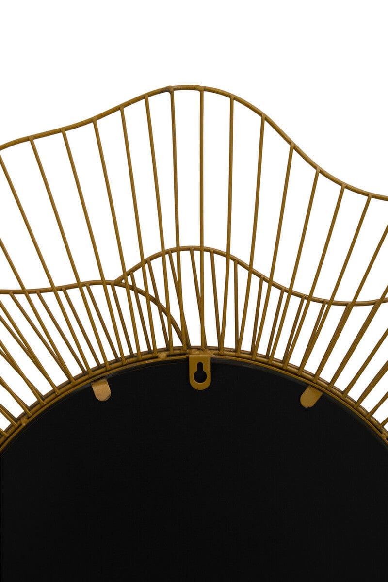 Hamilton Interiors Mirrors Matera Gold Flower Wall Mirror House of Isabella UK