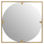 Hamilton Interiors Mirrors Matera Gold Square Wall Mirror House of Isabella UK