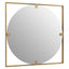 Hamilton Interiors Mirrors Matera Gold Square Wall Mirror House of Isabella UK