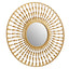Hamilton Interiors Mirrors Matera Sunburst Gold Finish Metal Frame Round Wall Mirror House of Isabella UK