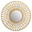 Hamilton Interiors Mirrors Matera Sunburst Gold Finish Metal Frame Round Wall Mirror House of Isabella UK