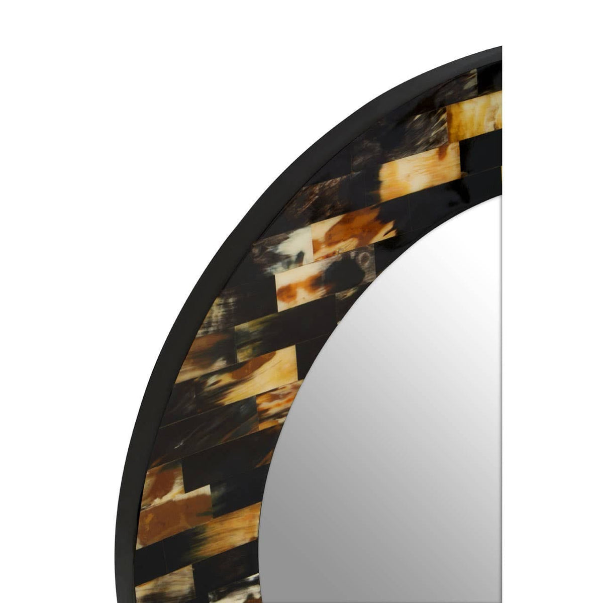 Hamilton Interiors Mirrors Obra Mother Of Pearl Brown Wall Mirror House of Isabella UK