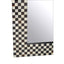Hamilton Interiors Mirrors Obra Mother Of Pearl Square Wall Mirror House of Isabella UK