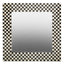 Hamilton Interiors Mirrors Obra Mother Of Pearl Square Wall Mirror House of Isabella UK