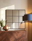 Hamilton Interiors Mirrors Oriel Grid Wall Mirror with Black Finish Frame House of Isabella UK