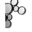Hamilton Interiors Mirrors Persephone Large Black Multi Circles Wall Mirror House of Isabella UK