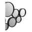 Hamilton Interiors Mirrors Persephone Large Black Multi Circles Wall Mirror House of Isabella UK