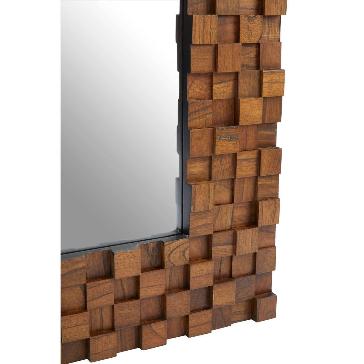 Hamilton Interiors Mirrors Ruben Dimensional Squares Wall Mirror House of Isabella UK