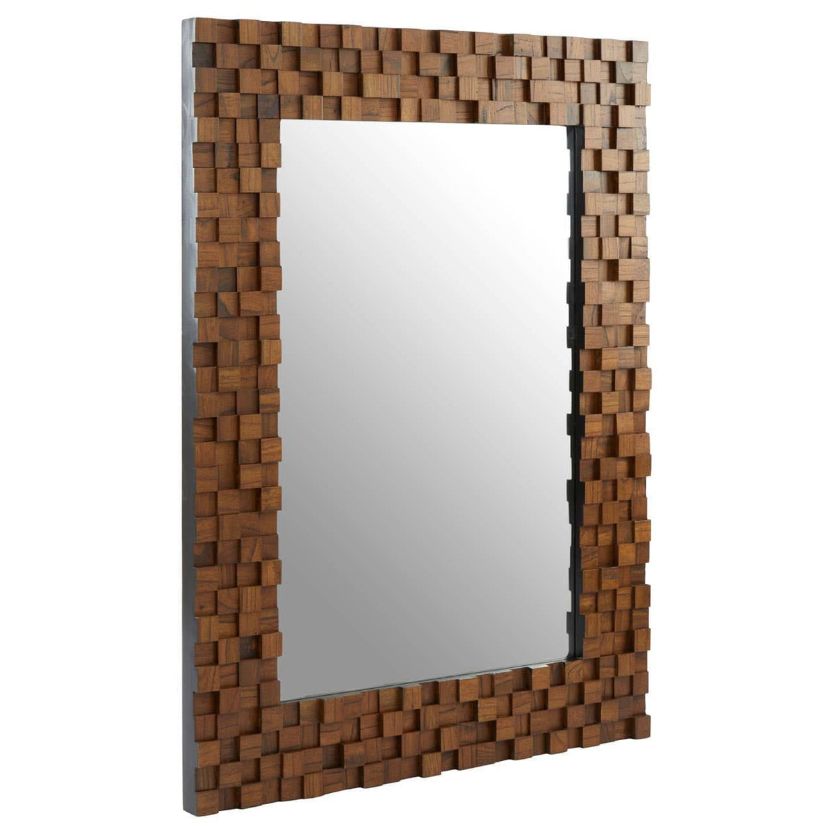 Hamilton Interiors Mirrors Ruben Dimensional Squares Wall Mirror House of Isabella UK