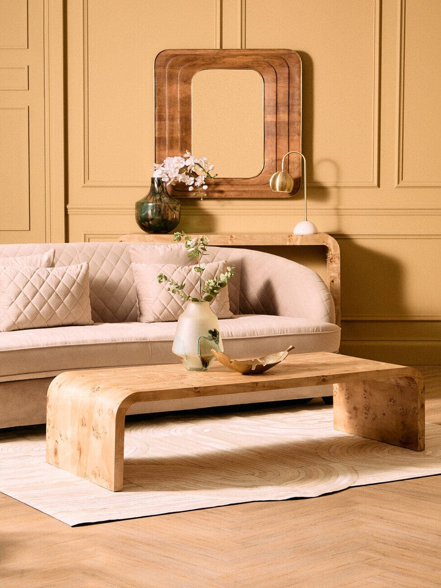 Hamilton Interiors Mirrors Sangar Mango Wood Carved Wall Mirror House of Isabella UK