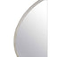 Hamilton Interiors Mirrors Saska Large Antique Silver Round Wall Mirror House of Isabella UK