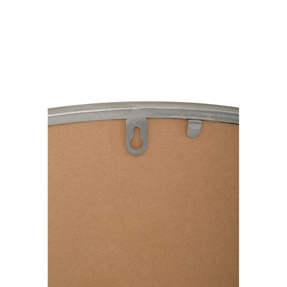 Hamilton Interiors Mirrors Saska Large Antique Silver Round Wall Mirror House of Isabella UK