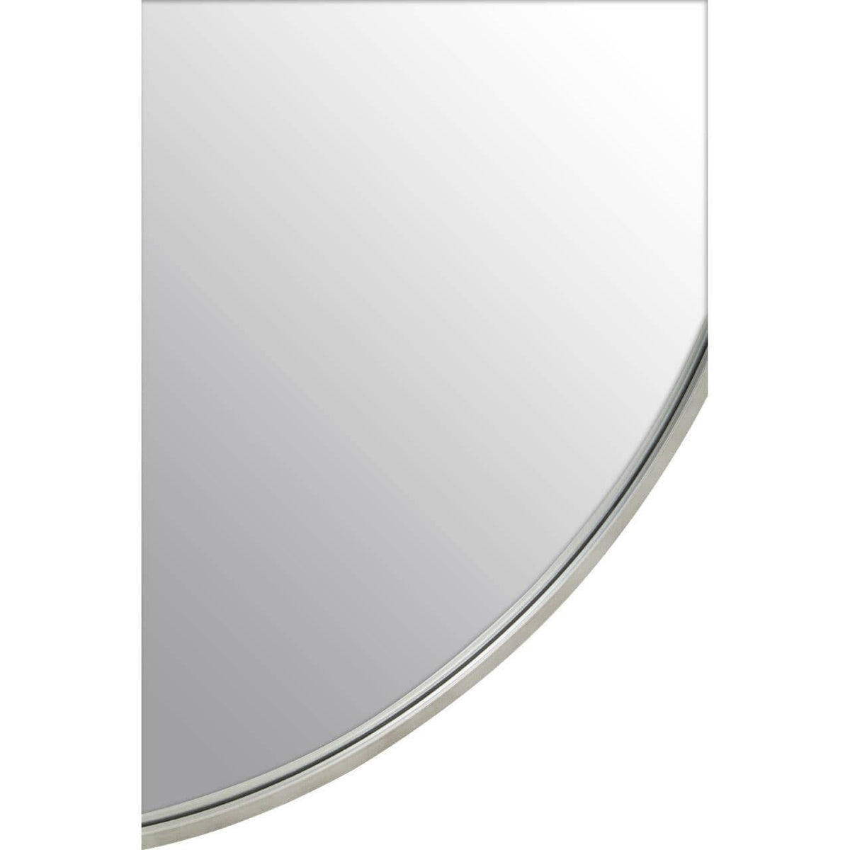 Hamilton Interiors Mirrors Saska Large Antique Silver Round Wall Mirror House of Isabella UK