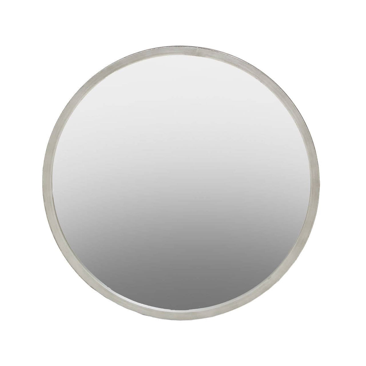 Hamilton Interiors Mirrors Saska Small Antique Silver Round Wall Mirror House of Isabella UK